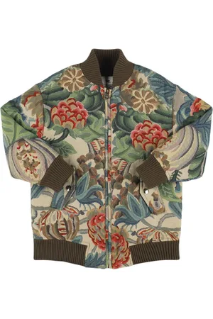 Etro Printed Cotton Blend Bomber Jacket