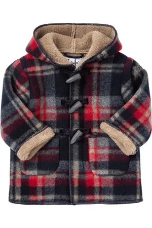 Il gufo Check Print Poly Coat