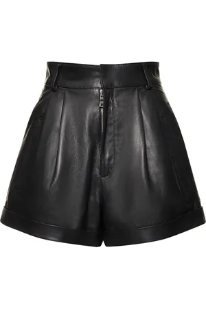 Manokhi Jett Leather Shorts