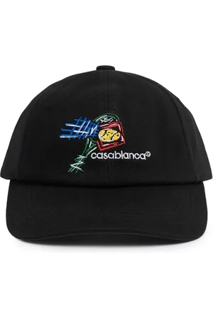 Casablanca Croquis De Tennis Embroidered Cap