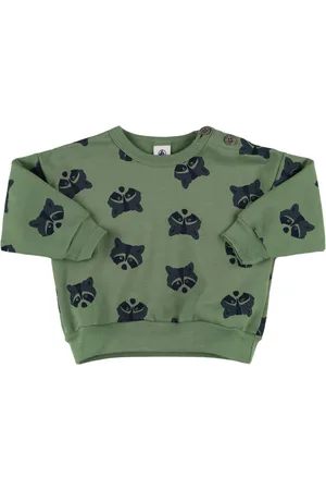 Petit Bateau Printed Cotton Crewneck Sweatshirt