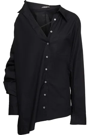 ANN DEMEULEMEESTER Julia Cotton Poplin Drop Shoulder Shirt