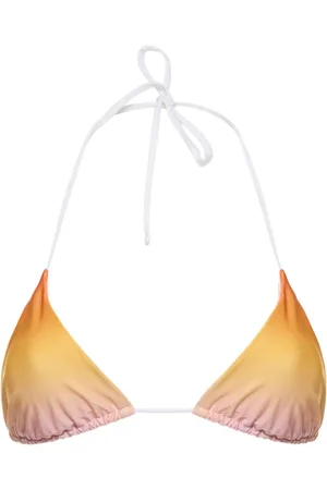 Casablanca Faded Triangle Bikini Top
