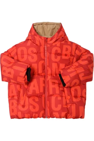 Marc Jacobs Hooded Monogram Poly Down Jacket