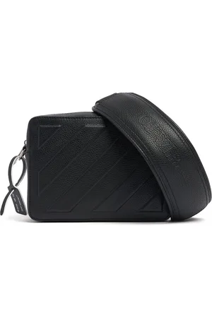 OFF-WHITE Diagonal Leather Camera Bag
