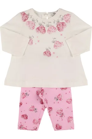 MONNALISA Printed Cotton Jersey T-shirt & Leggings