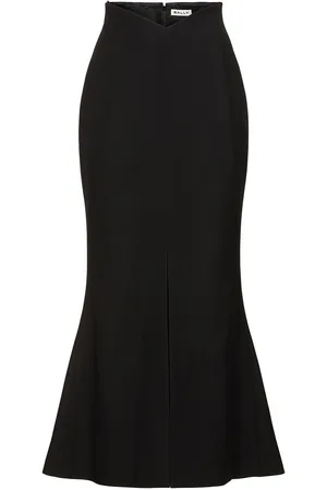 Bally Wool Blend Midi Skirt