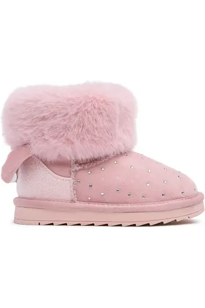 MONNALISA Faux Leather Ankle Boots