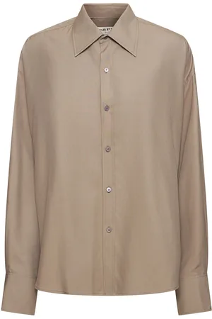 Carven Washed Habotai Shirt