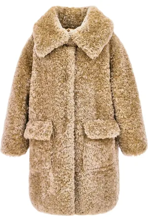 MONNALISA Poly Faux Fur Coat