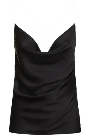 Y / PROJECT Invisible Strap Satin Slip Top