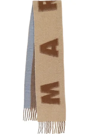 Marni Wool Blend Logo Scarf