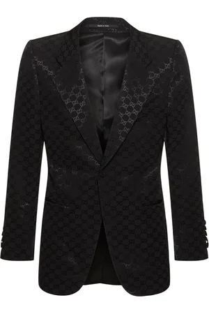 Gucci Gg Cotton & Viscose Blazer