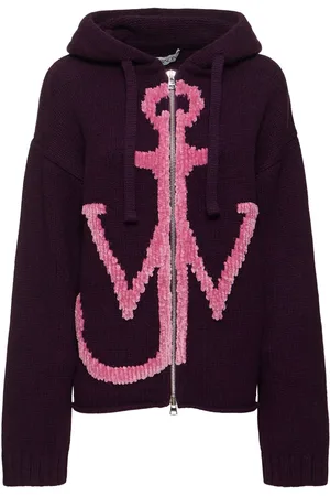 J.W.Anderson Anchor Intarsia Wool Knit Hoodie