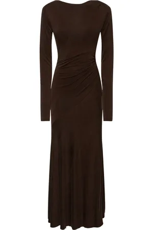 The Andamane Saba Suede-touch Jersey Midi Dress