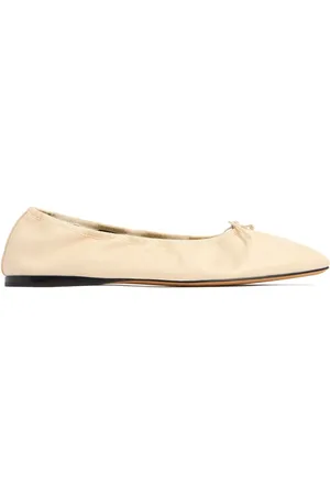 The Row 10mm Hereditas Leather Ballerina Flats