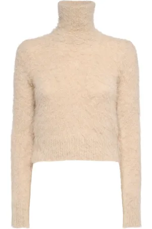 Ami Brushed Mohair Blend Turtleneck Sweater