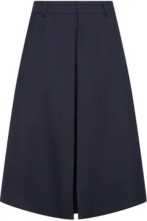 Ami Flat Panel Wool Shorts