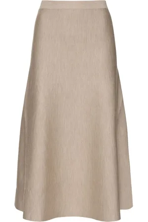 GABRIELA HEARST Freddie Wool Blend Knit Midi Skirt