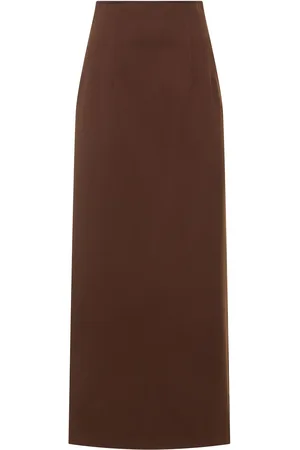 The Andamane Shelby Wool Blend Maxi Skirt