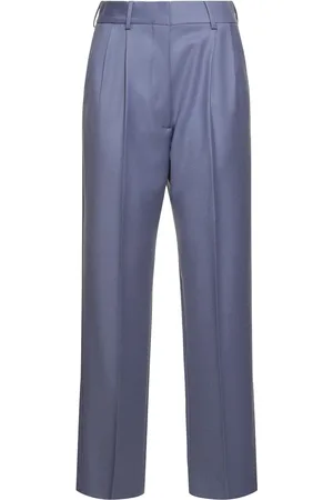 Blazé Milano Exit Fox Straight Wool Pants