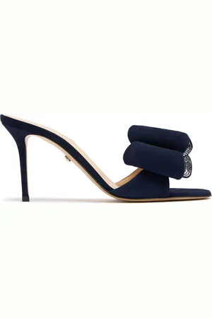 Mach & Mach 85mm Le Cadeau Suede Mules
