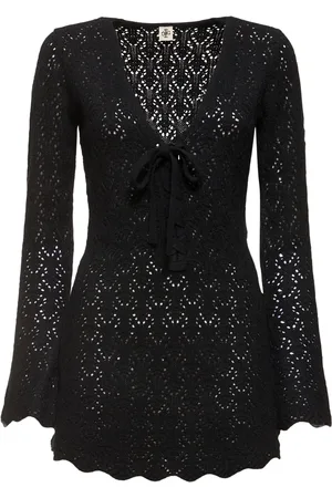 THE GARMENT Canada Wool Crochet Mini Dress