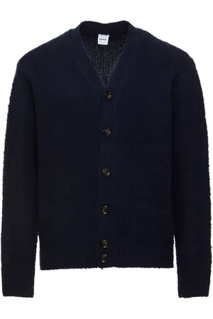 Aspesi Brushed Shetland Wool Cardigan