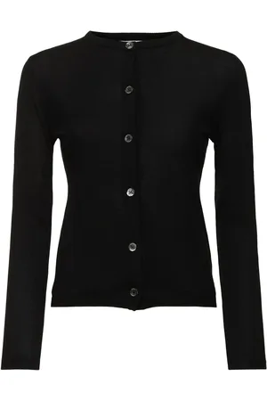 Aspesi Merino Wool Knit Crewneck Cardigan