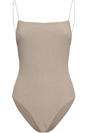 Totême Smocked One Piece Swimsuit