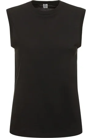 Totême Sleeveless Organic Cotton Jersey Top