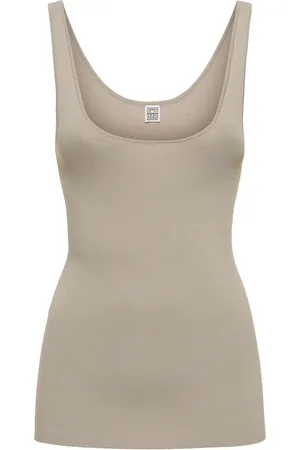 Totême Compact Knit Viscose Tank Top