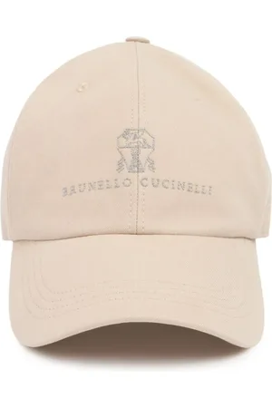 Brunello Cucinelli Cotton Gabardine Logo Baseball Hat