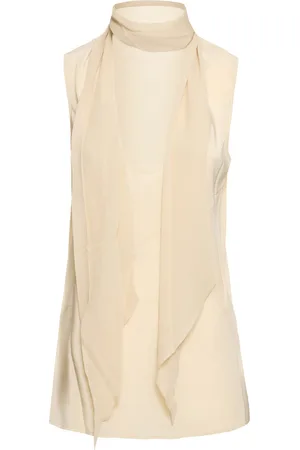 Helmut Lang Silk Tank Top W/scarf