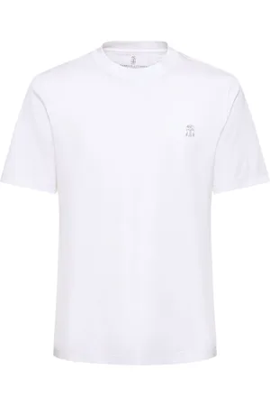 Brunello Cucinelli Cotton Logo T-shirt