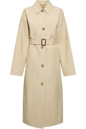Totême Tumbled Cotton & Silk Trench Coat