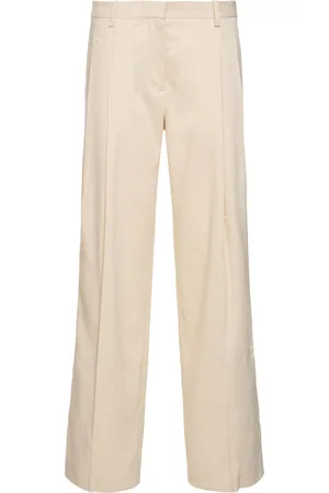 Helmut Lang Double Pleat Linen Blend Pants