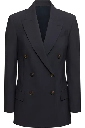 Brunello Cucinelli Wool Blend Double Breast Jacket