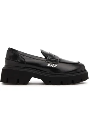 Msgm 40mm Leather Loafers