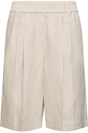 Brunello Cucinelli Linen Bermuda Shorts