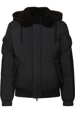 Moose Knuckles Bruce Relaxed Fit Down Bomber Jacket