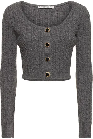 Alessandra Rich Wool Knitted Cardigan