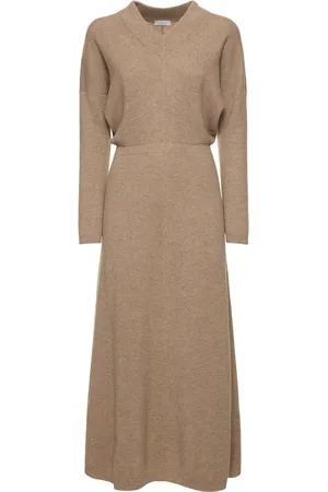 Brunello Cucinelli Cashmere Knitted Midi Dress