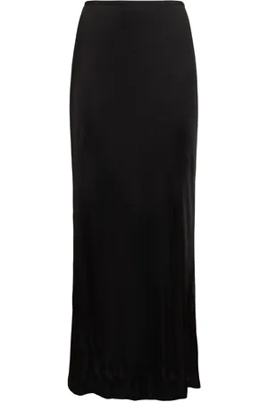 Helmut Lang Fluid Jersey Long Skirt