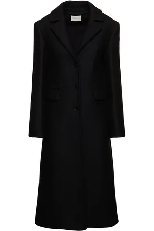 Loulou Studio Alisa Single Breast Wool Blend Midi Coat