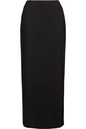 Loulou Studio Samos Wool Blend Knit Long Skirt