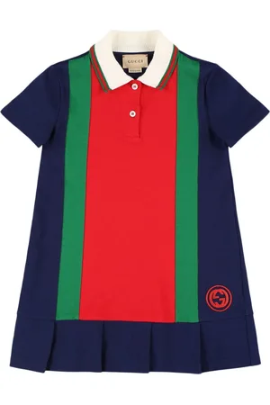 Gucci Web Heavy Cotton Polo Dress