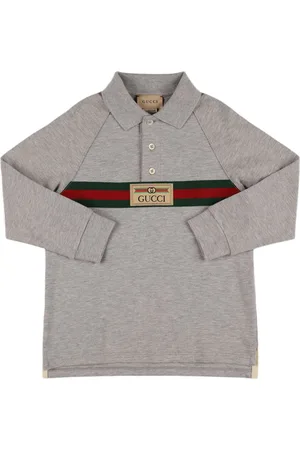 Gucci Logo Cotton Piquet Polo Shirt