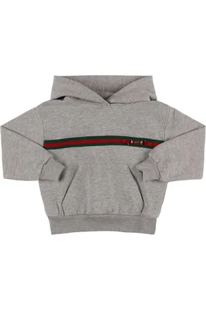 Gucci Web Logo Cotton Hoodie