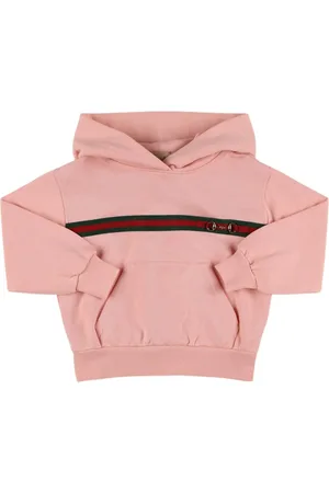 Gucci Web Logo Cotton Hoodie